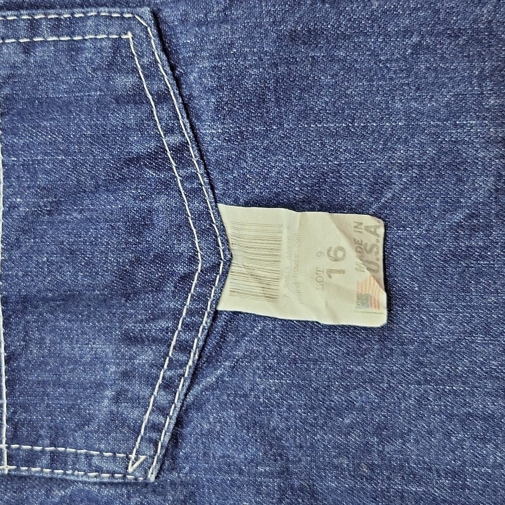 Kids Blue Denim Overalls - Picture 6 of 7